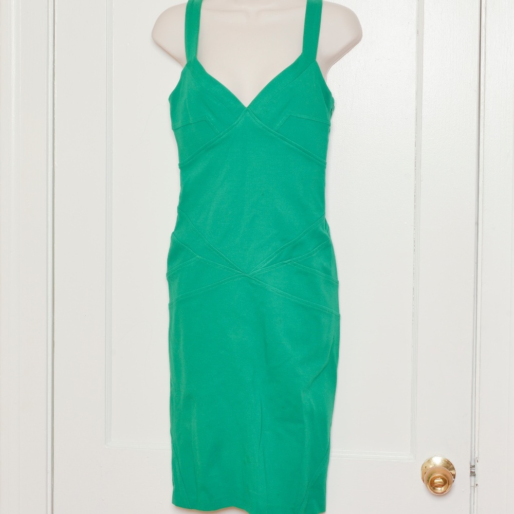 Diane von Furstenberg dvf Green Benny Dress Size 4